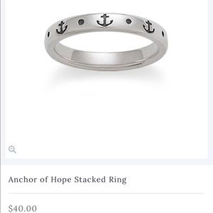 James Avery Sterling Silver Anchor Ring